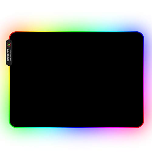 RGB Gaming Mouse Pad with 11 RGB Light up Modes