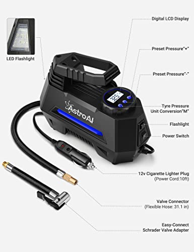 Tire Inflator Portable Air Compressor