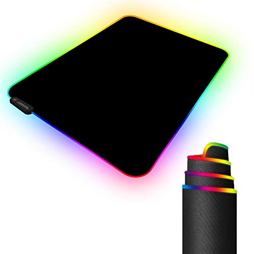 RGB Gaming Mouse Pad with 11 RGB Light up Modes