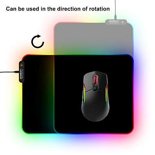 RGB Gaming Mouse Pad with 11 RGB Light up Modes