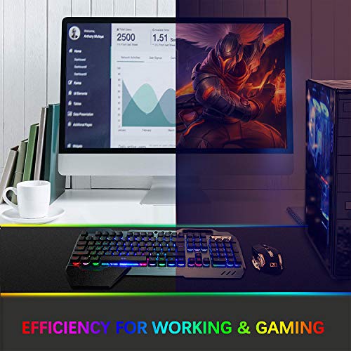 3 in 1 Gaming Keyboard Mouse & Mouse Pad Kit