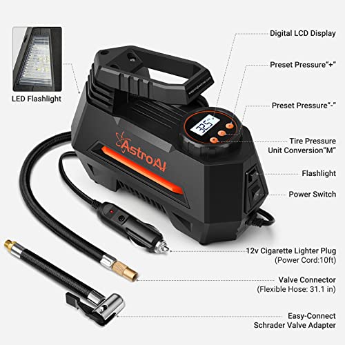 Tire Inflator Portable Air Compressor