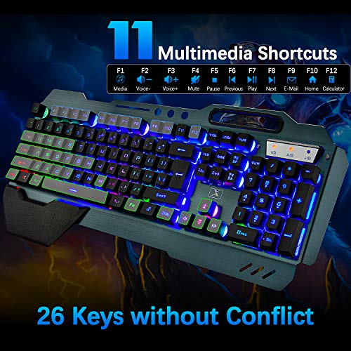 3 in 1 Gaming Keyboard Mouse & Mouse Pad Kit